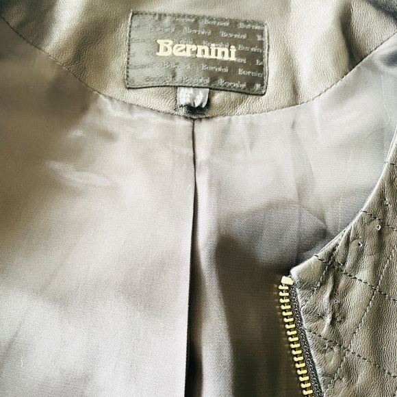 NWT Lambskin Quilted Leather Car Coat - Picture 12 of 12